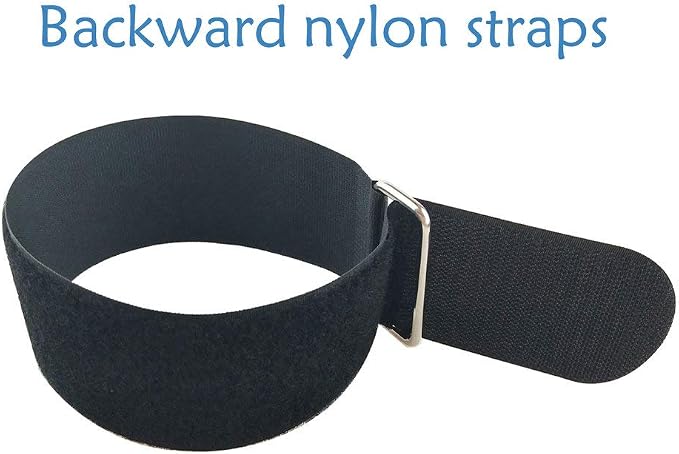 YiwerDer 6Pcs 24" x 2" Nylon Heavy Duty Reusable Hook and Loop Cinch Straps - Image 3