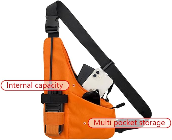 New Universal Radio L Shape Chest 2 Pockets Harness Tactical Vest Nylon Vest - Image 9