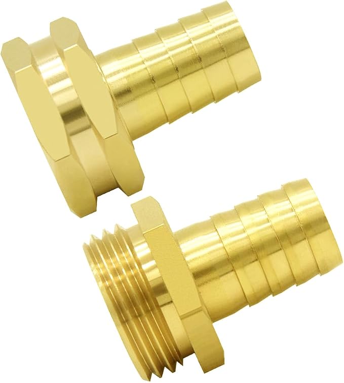 Hooshing 5/8" Brass Garden Hose Repair Kit Male and Female Hose Mender - Image 4