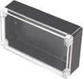 Project Box IP65 Waterproof Junction Box ABS Plastic Black Electrical Boxes DIY by Otdorpatio