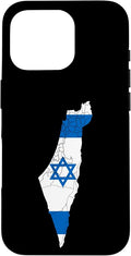 Israel National Flag Distressed Map Case by Unknown