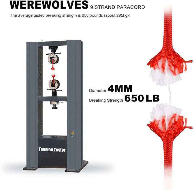 WEREWOLVES 650lb Paracord/Parachute Cord - Image 4