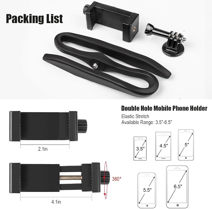 Taisioner U Stroller Phone Holder Wheelchair Accessories Cell Phone Seat Phone - Image 4