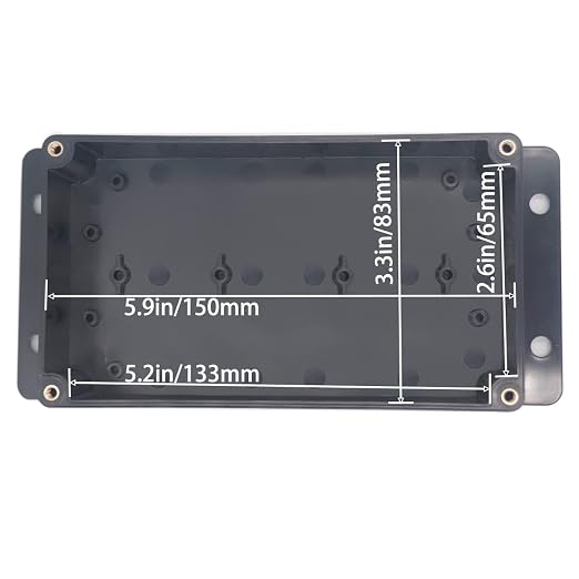 Watertight Junction Box, IP67 Waterproof Project Box Durable ABS Plastic - Image 5