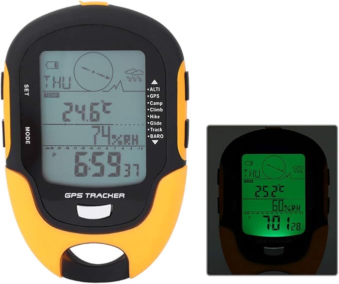 Multifunction Digital Altimeter, Waterproof Handheld GPS Navigator Tracker - Image 8