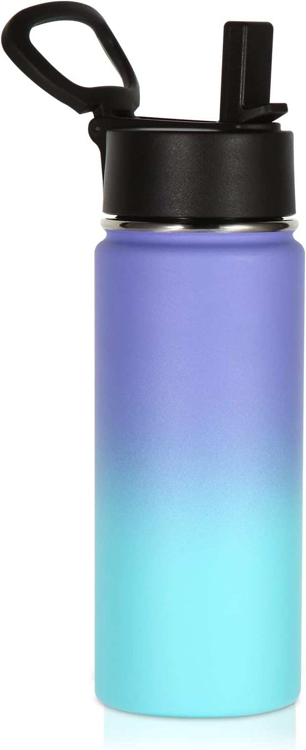Volhoply 18oz Kids Insulated Water Bottle, Stainless Steel Water Bottles by LiveFully%EF%BC%8CDrinkFreely%E2%80%94KeepGoingwithVolhoply%EF%BC%81