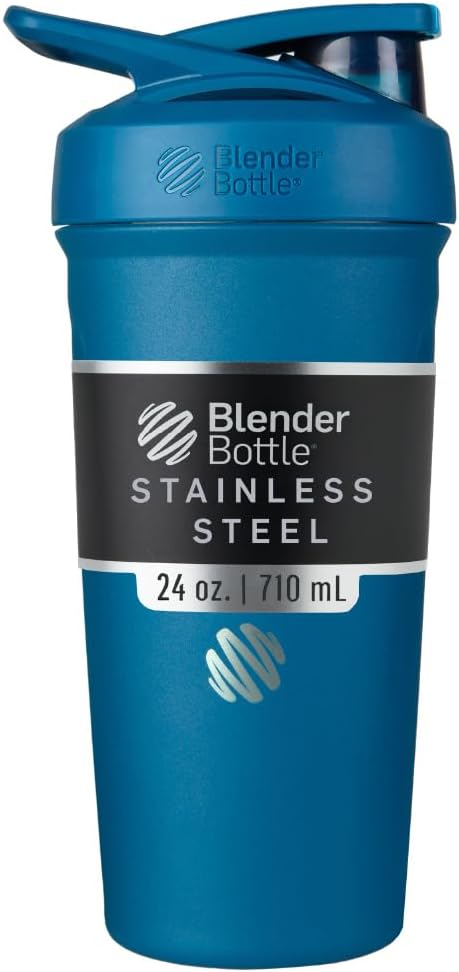 BlenderBottle Strada Shaker Cup Insulated Stainless Steel Water Bottle by BlenderBottle