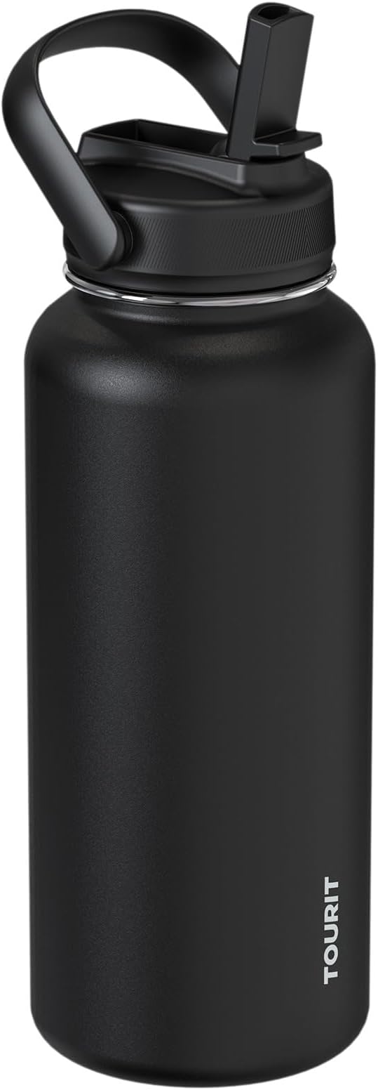 TOURIT 32 oz Insulated Water Bottle, Stainless Steel Bottle by TOURIT