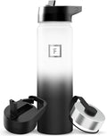 IRON °FLASK Camping & Hiking Hydration Flask - 22 oz Day & Night by IronFlask