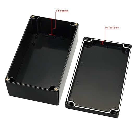 LeMotech Project Box ABS Plastic IP65 Waterproof Dustproof Electrical Junction - Image 3