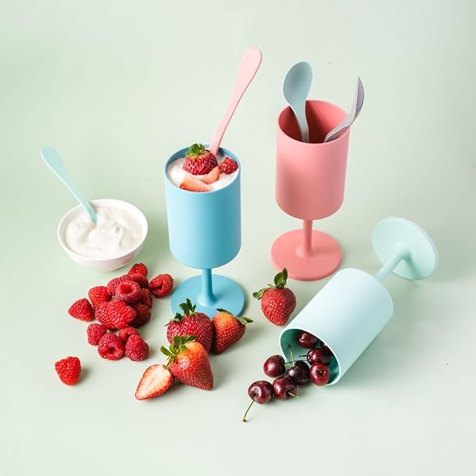 Knork Eco 4 Piece Party Cup, Outdoor Wine Stem - Image 5