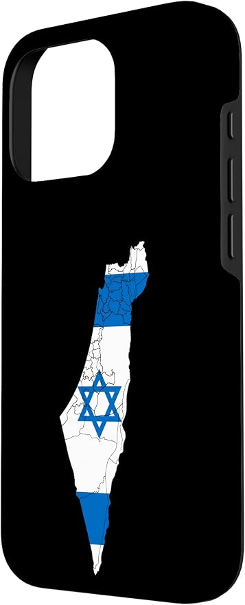 Israel National Flag Distressed Map Case - Image 2