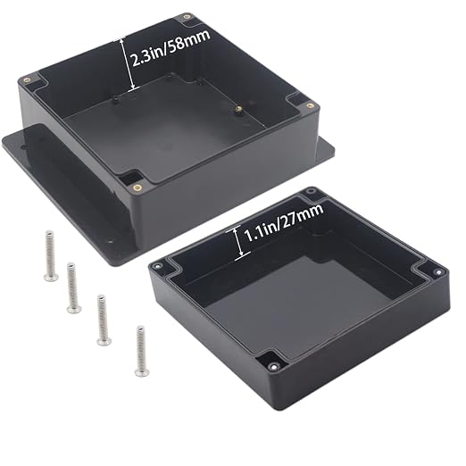 Watertight Junction Box, IP67 Waterproof Project Box Durable ABS Plastic - Image 4