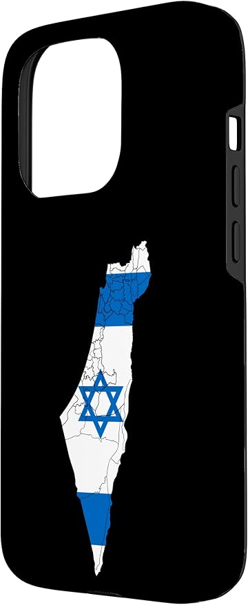 Israel National Flag Distressed Map Case - Image 2
