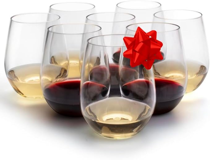 D'Eco Unbreakable Tritan Wine Glasses, 20 oz – Shatterproof, Crystal-Clear - Image 8