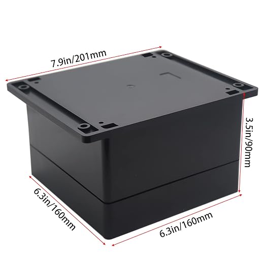 Watertight Junction Box, IP67 Waterproof Project Box Durable ABS Plastic - Image 2