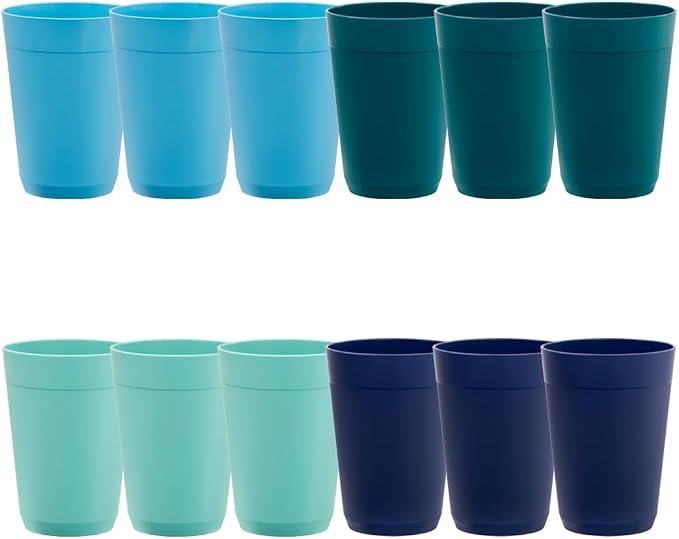 US Acrylic Newport 10 ounce Unbreakable Plastic Stackable Juice Tumblers in by USAcrylic