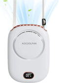 AOCOOLFAN Portable Neck Fan, Mini Small Personal Handheld Fan USB Rechargeable by AOCOOLFAN