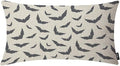 EKOBLA Evil Bats Pattern Rectangle Pillow Cases Halloween Pattern Bats Gothic by EKOBLA