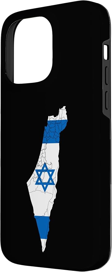 Israel National Flag Distressed Map Case - Image 2