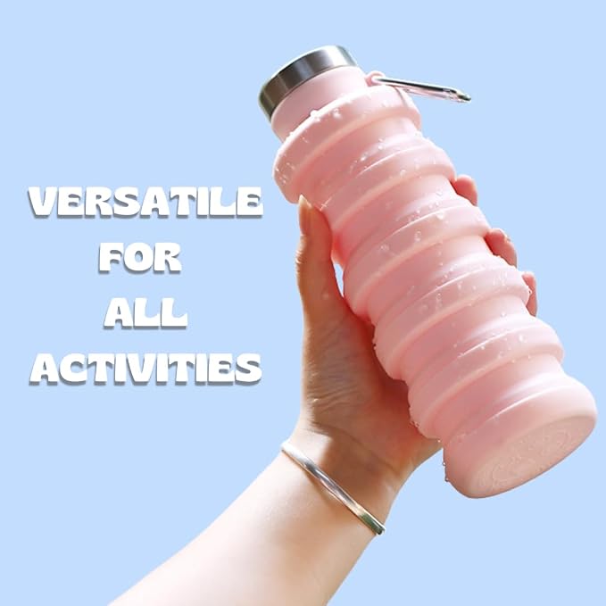 Vnek Portable Collapsible Water Bottle - Image 5