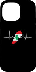 Lebanon Heart Lebanese Heartbeat Vintage Lebanon Map Case by Unknown