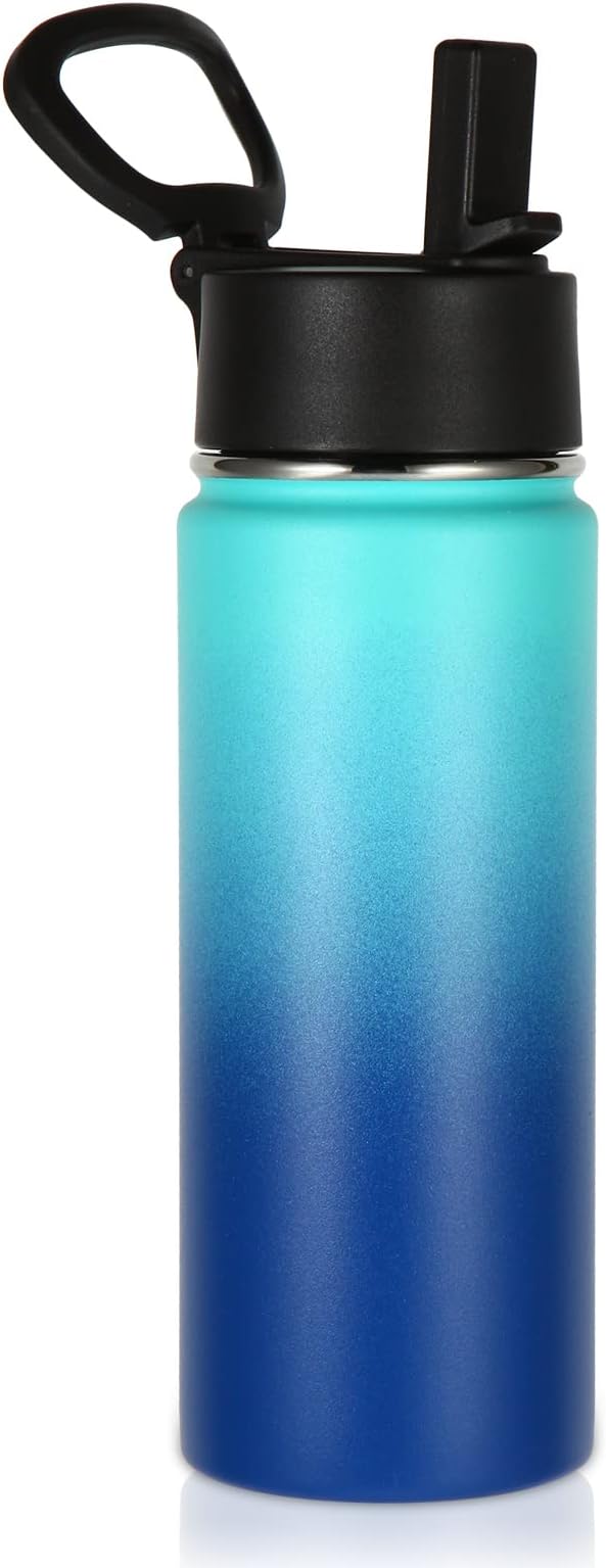 Volhoply 18oz Kids Insulated Water Bottle, Stainless Steel Water Bottles by LiveFully%EF%BC%8CDrinkFreely%E2%80%94KeepGoingwithVolhoply%EF%BC%81