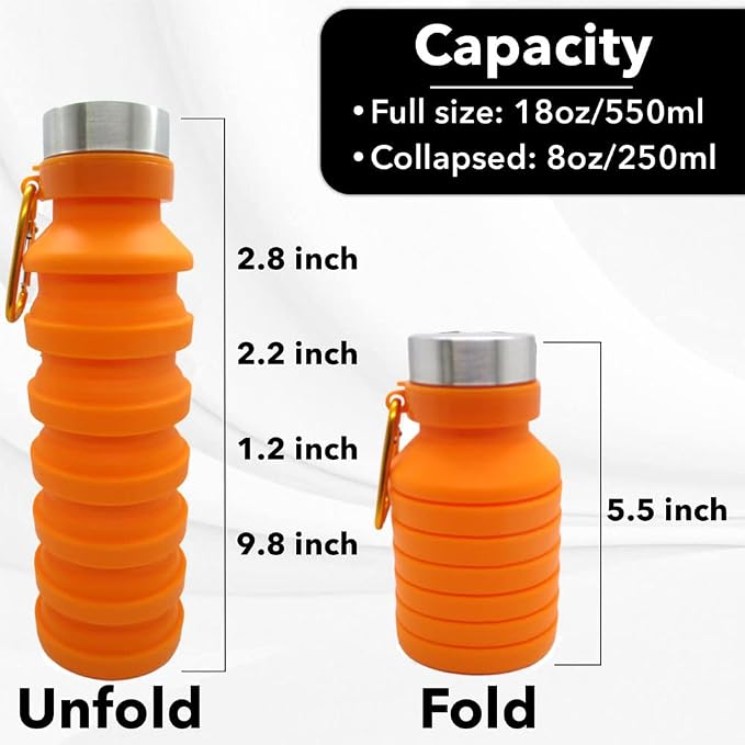 Gadgetime USA Collapsible Water Bottle - Image 5