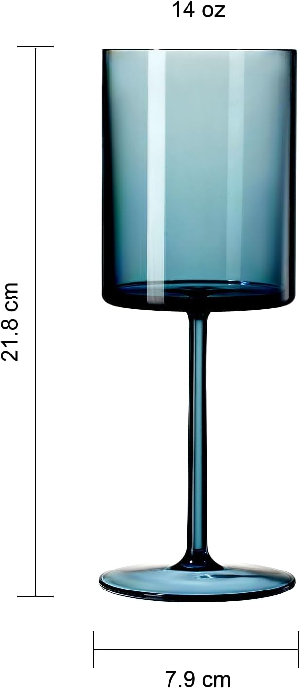 Unbreakable Stemmed Square Tritan Acrylic Floating Wine Glasses European Style - Image 7
