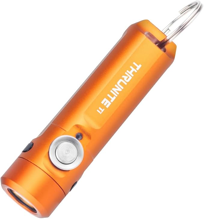 ThruNite Ti Mini Keychain Flashlight, USB-C Rechargeable EDC Pocket Light by ThruNite