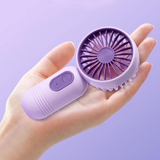 Mini Portable Fan 6 Pack, Cute Handheld Battery Operated Lightweight Small - Image 7