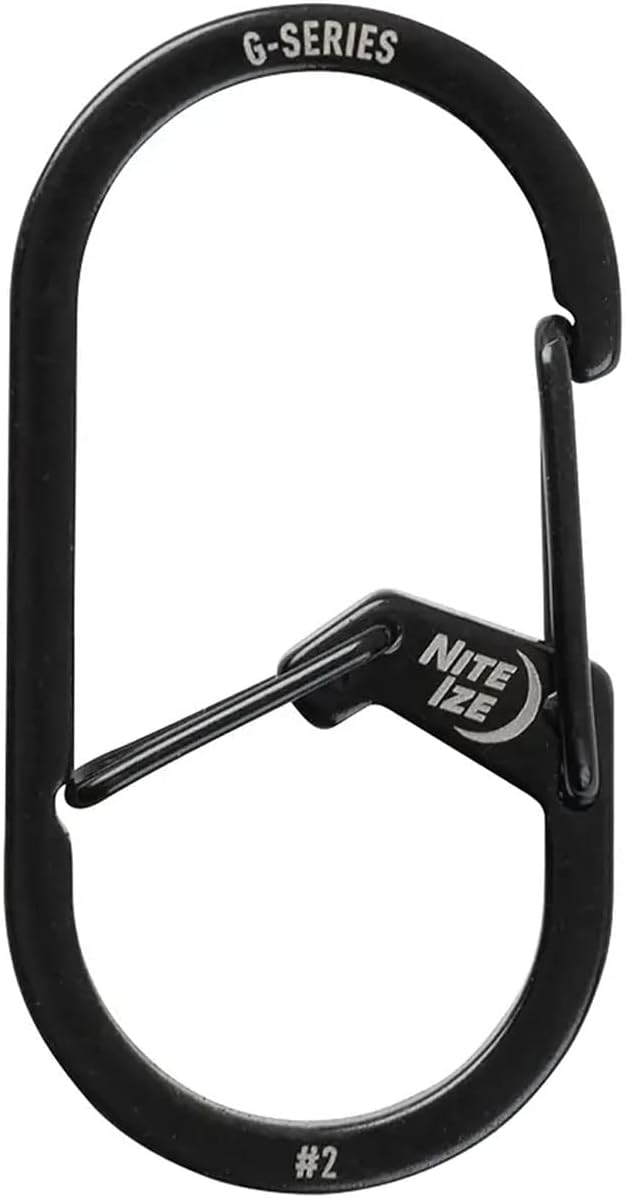 Nite IZE GS3-11-R6 G-Series Dual Chamber Carabiner, Size #3 1-Pack, Stainless - Image 6