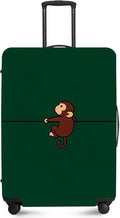 ANNA QUEEN Cute Monkey Travel Luggage Cover-Cartoon Stretchable Airplane by ANNAQUEEN