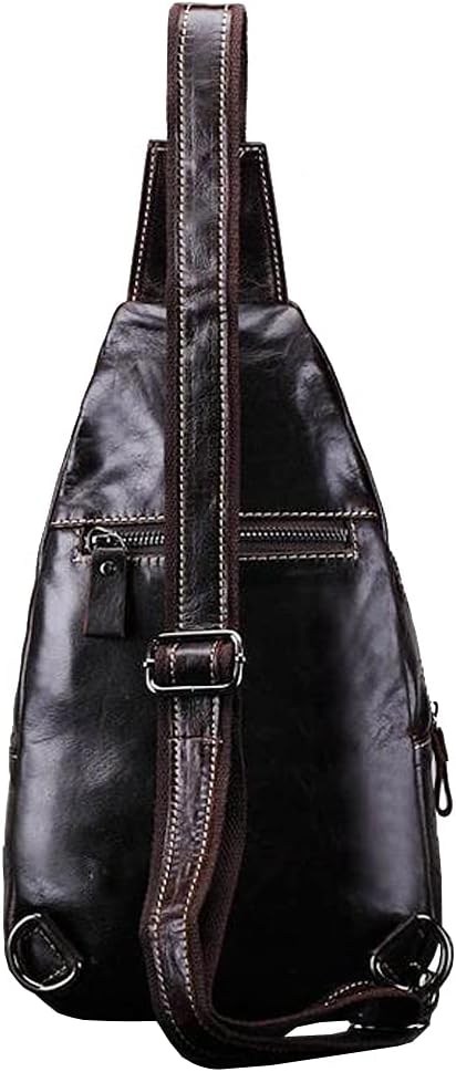 Leather Sling Bag Crossbody Backpack - Image 2