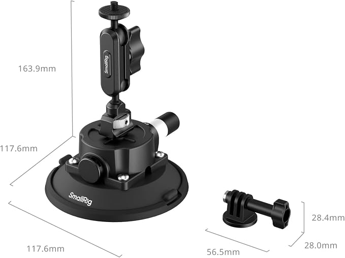 SMALLRIG 4.5" Suction Cup Mount - Image 9