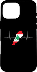 Lebanon Heart Lebanese Heartbeat Vintage Lebanon Map Case by Unknown