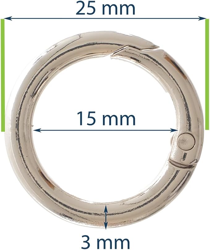Paracord Planet Spring Gate O Rings – Available in 5/8 Inch, 3/4 Inch and 1 - Image 5
