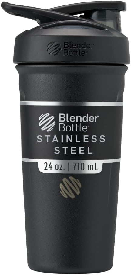 BlenderBottle Strada Shaker Cup Insulated Stainless Steel Water Bottle by BlenderBottle