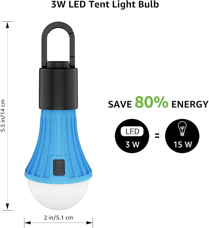 Lepro LED Rechargeable Camping Lantern, 7 White and RGB Light Modes, Camping - Image 7