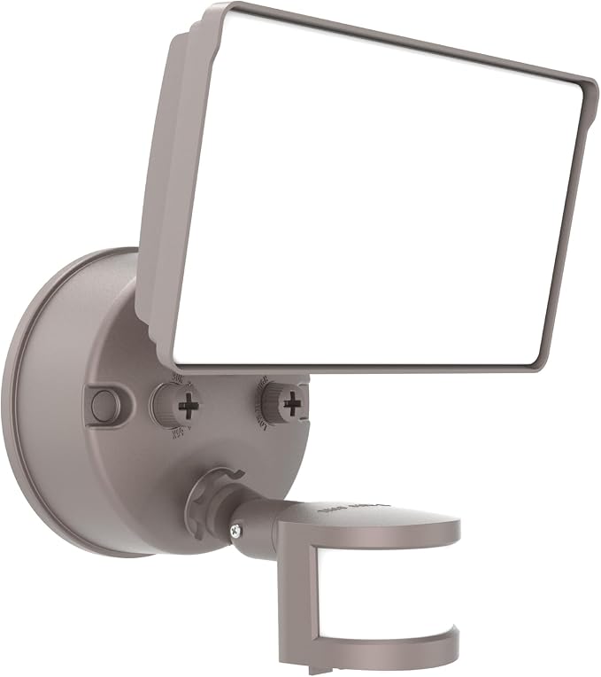 HALO FGS Ultra Bright Outdoor LED Security Floodlight, 120-227V w/CCT & Lumen by HALO