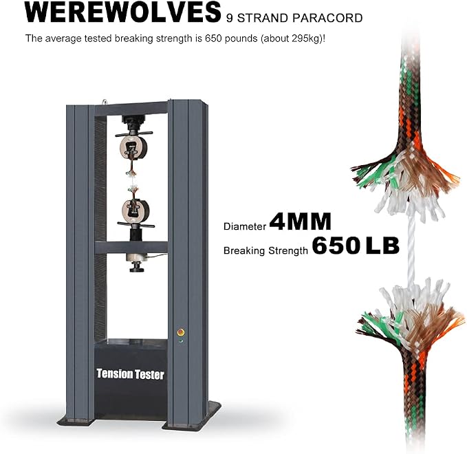WEREWOLVES 650lb Paracord/Parachute Cord - Image 4