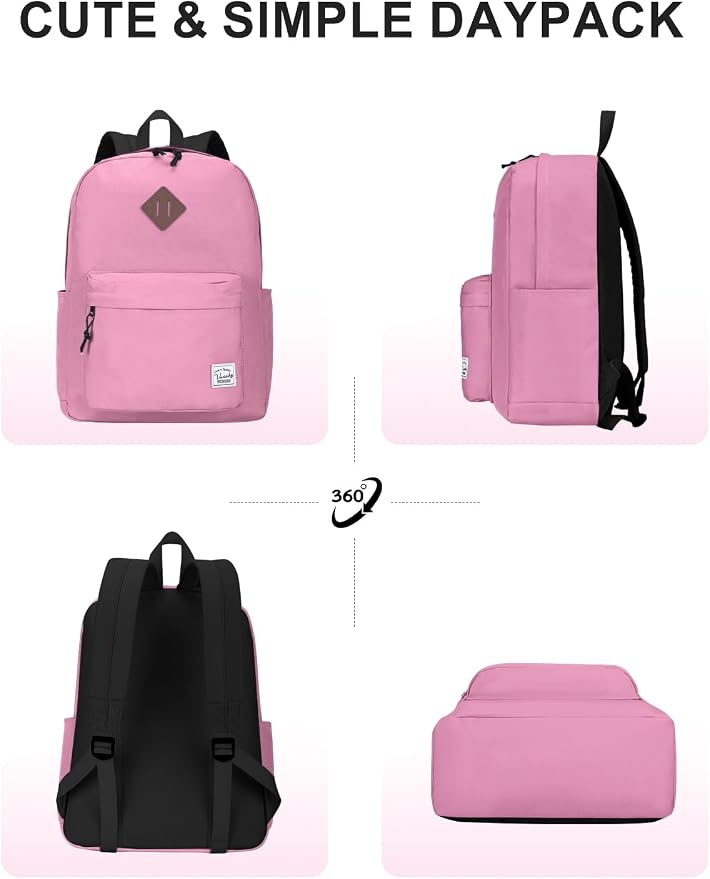 VASCHY School Backpack, Lightweight Water Repellent Backpack Men School Bag - Image 6