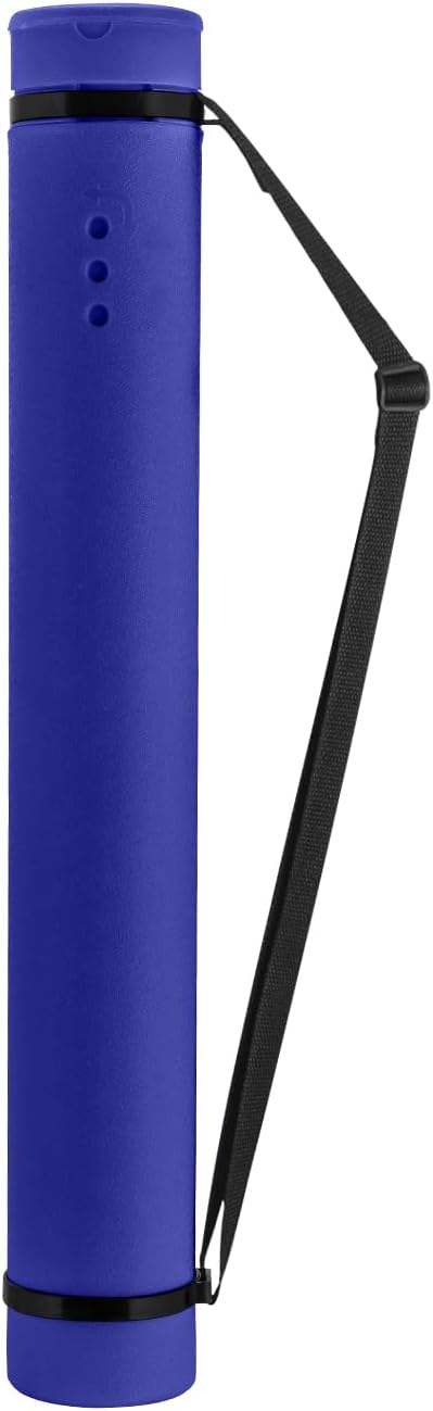 JJRING Blue Poster Tube, Poster Carrying Case by JJRING