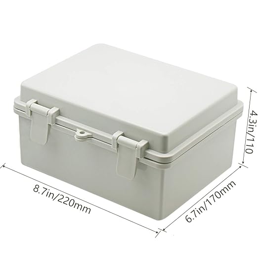 Zulkit Junction Box ABS Plastic Dustproof Waterproof IP65 Electrical Boxes - Image 2