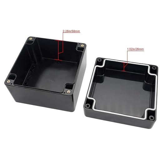 LeMotech Project Box ABS Plastic IP65 Waterproof Dustproof Electrical Junction - Image 3