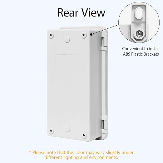 Junction Box ABS Plastic IP65 Waterproof Dustproof Universal Electrical - Image 6