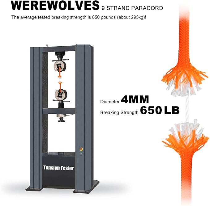 WEREWOLVES 650lb Paracord/Parachute Cord - Image 4