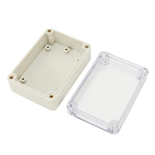 YXQ 3.27x2.28x1.3inch Clear Cover Junction Box IP65 Waterproof Dustproof ABS - Image 2