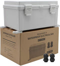 MAKERELE Waterproof Junction Box Outdoor Junction Box ABS Plastic Waterproof by MAKERELE