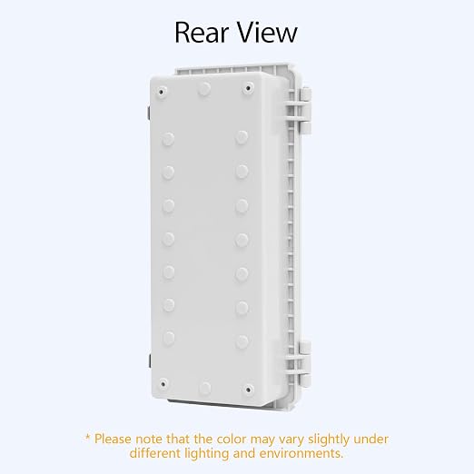 LeMotech Electrical Box, IP67 Waterproof Hinged Cover Stainless Steel Latch - Image 6